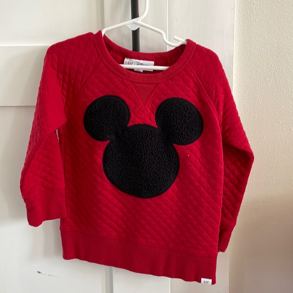 Quilted Mickey Mouse Sweater